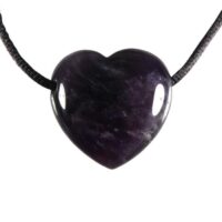 Hanger Amethist hart