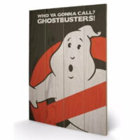 Houten wandbord Ghostbusters