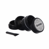 Metalen grinder 4 parts zwart 30mm Greengo
