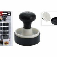 Hamburgerpers kunststof 5-delig