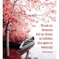 Ansichtkaart Trust in dreams