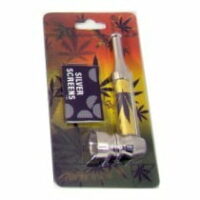 Metalen pijpje lang met 5 screens