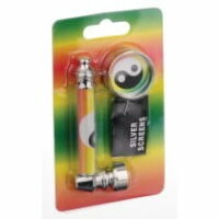 Metalen pijpje met 5 screens en grinder