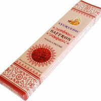 Ayurvedic wierookstokjes Saffron