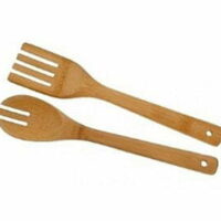 Saladebestek van bamboe