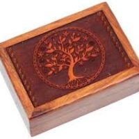 Houten kistje Levensboom