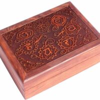 Houten kistje zeven Chakra